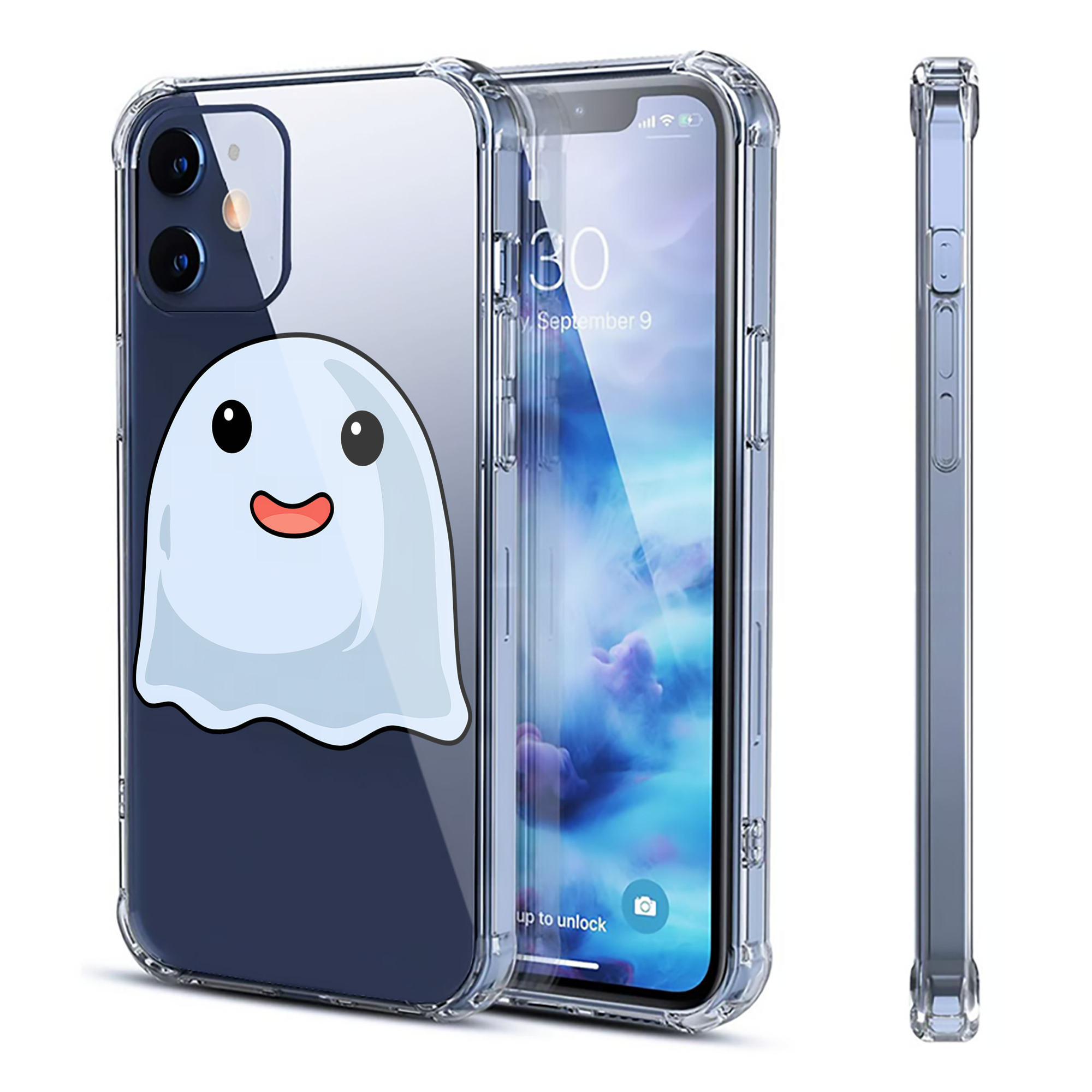 （画像用） Digimon デジタルモンスター/デジモン 【iPhone 12シリーズ対応】透明スマホケース（クリアソフトケース）